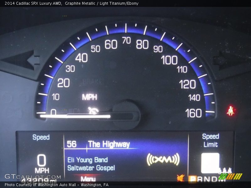 Graphite Metallic / Light Titanium/Ebony 2014 Cadillac SRX Luxury AWD