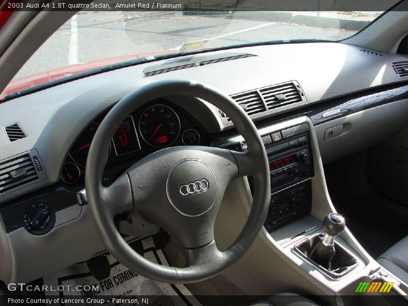 Amulet Red / Platinum 2003 Audi A4 1.8T quattro Sedan