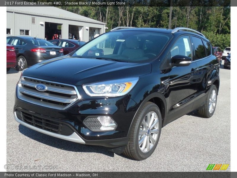 Shadow Black / Medium Light Stone 2017 Ford Escape Titanium 4WD