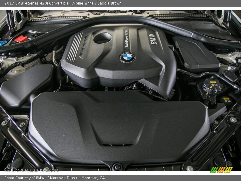  2017 4 Series 430i Convertible Engine - 2.0 Liter DI TwinPower Turbocharged DOHC 16-Valve VVT 4 Cylinder