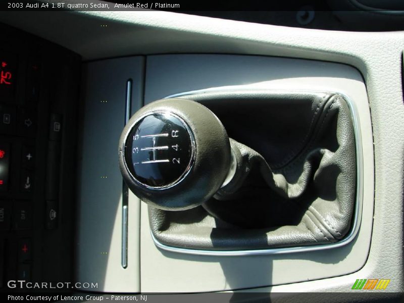 Amulet Red / Platinum 2003 Audi A4 1.8T quattro Sedan