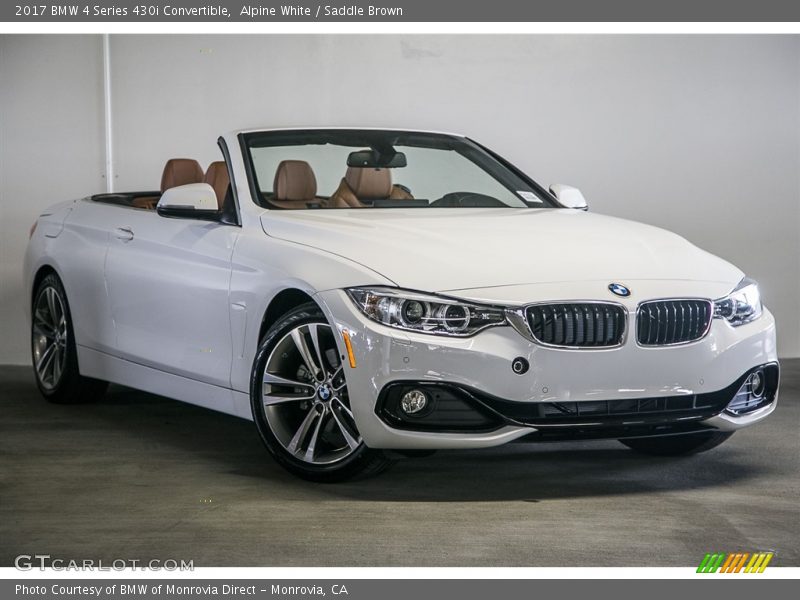 Front 3/4 View of 2017 4 Series 430i Convertible