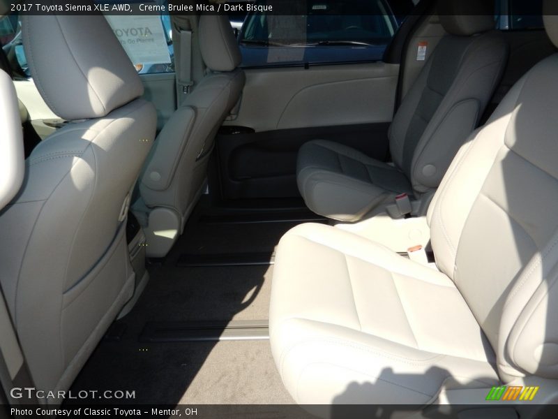 Creme Brulee Mica / Dark Bisque 2017 Toyota Sienna XLE AWD