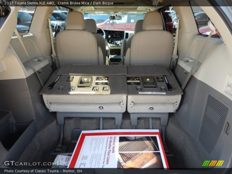 Creme Brulee Mica / Dark Bisque 2017 Toyota Sienna XLE AWD