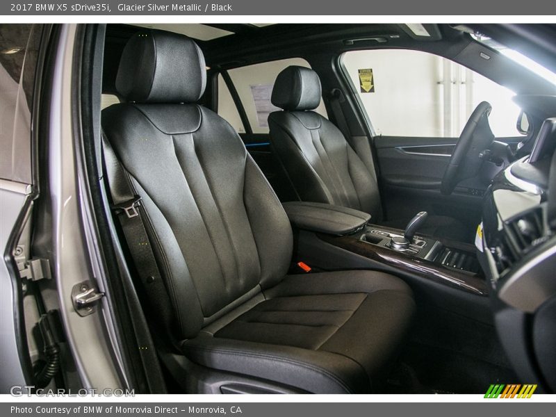 Glacier Silver Metallic / Black 2017 BMW X5 sDrive35i