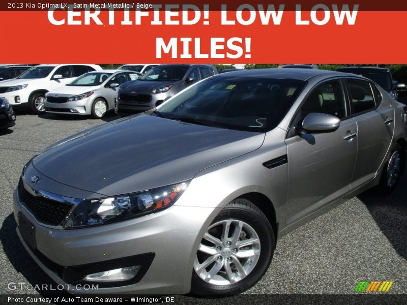 Satin Metal Metallic / Beige 2013 Kia Optima LX