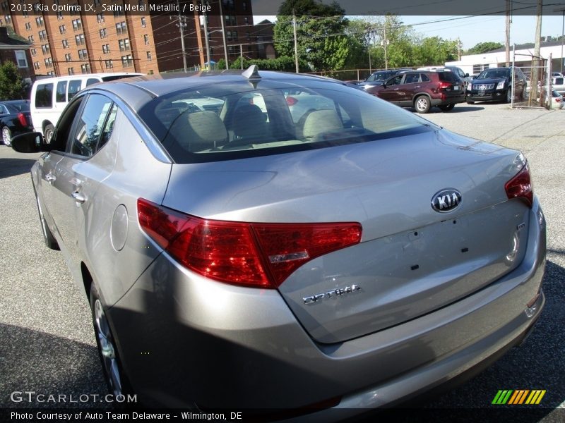 Satin Metal Metallic / Beige 2013 Kia Optima LX