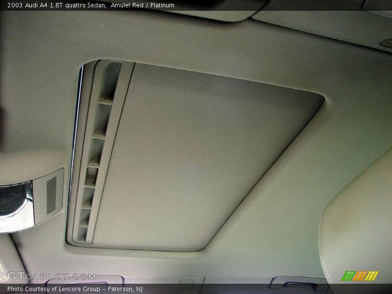 Amulet Red / Platinum 2003 Audi A4 1.8T quattro Sedan