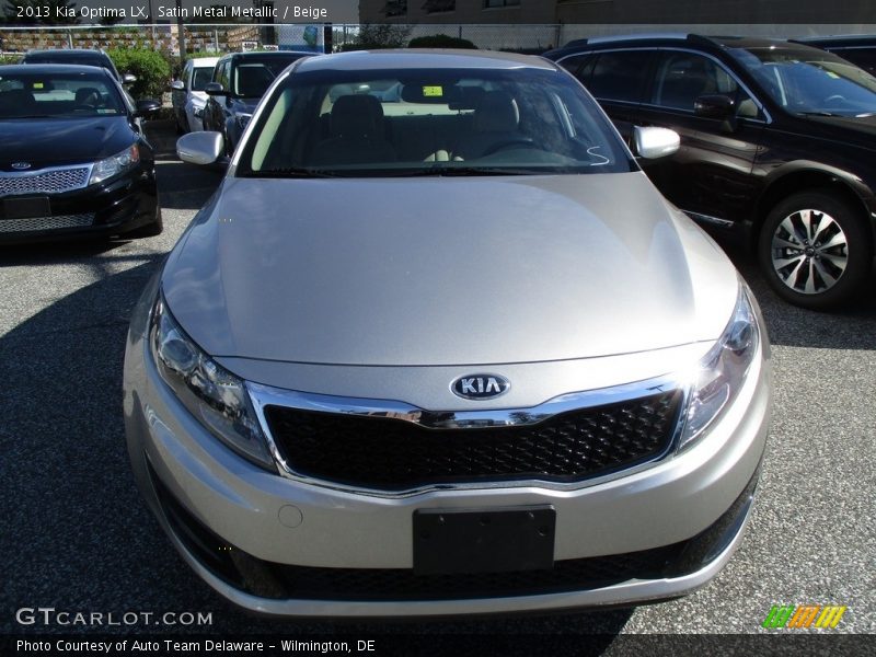 Satin Metal Metallic / Beige 2013 Kia Optima LX