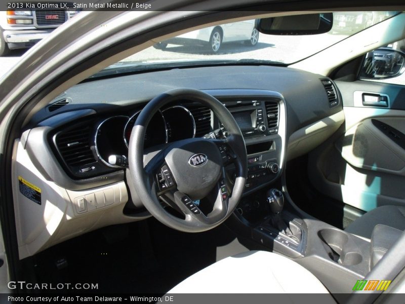 Satin Metal Metallic / Beige 2013 Kia Optima LX