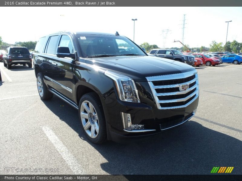 Black Raven / Jet Black 2016 Cadillac Escalade Premium 4WD