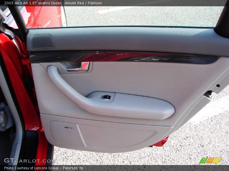 Amulet Red / Platinum 2003 Audi A4 1.8T quattro Sedan