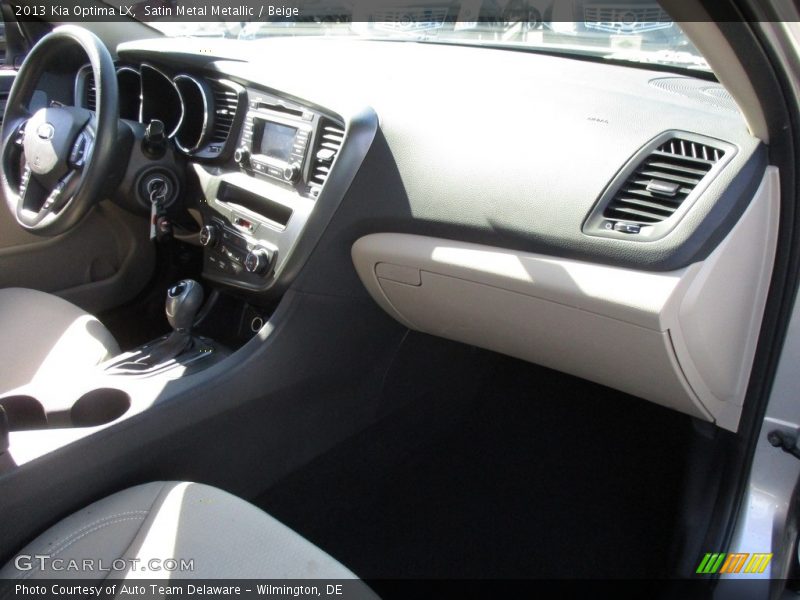 Satin Metal Metallic / Beige 2013 Kia Optima LX