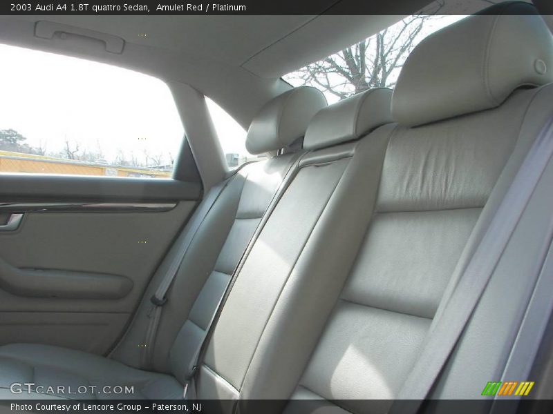 Amulet Red / Platinum 2003 Audi A4 1.8T quattro Sedan