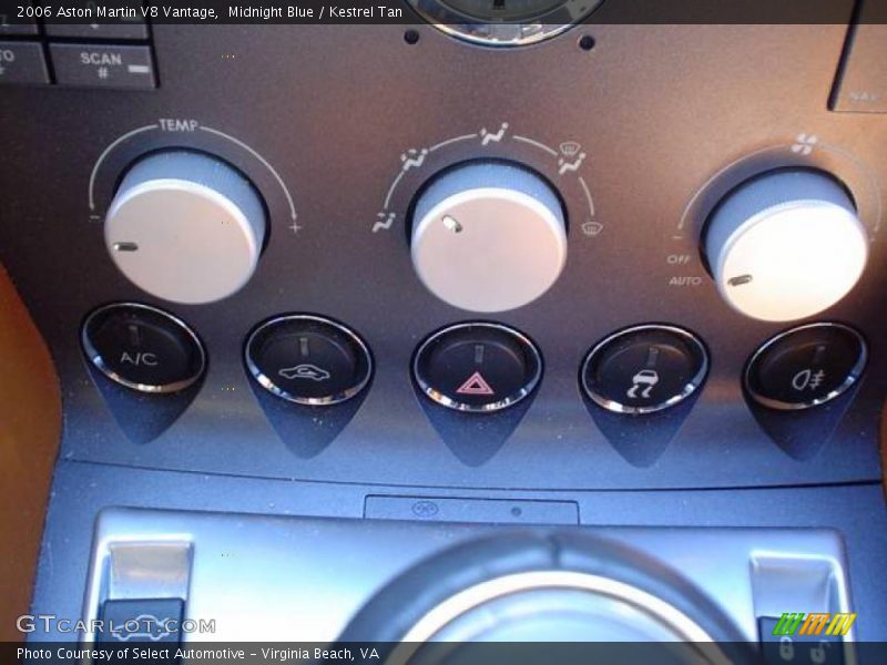 Midnight Blue / Kestrel Tan 2006 Aston Martin V8 Vantage