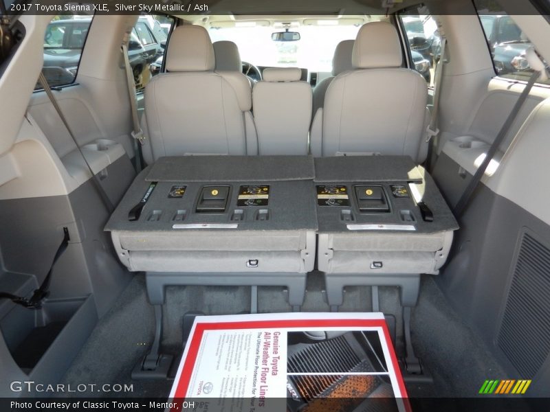 Silver Sky Metallic / Ash 2017 Toyota Sienna XLE