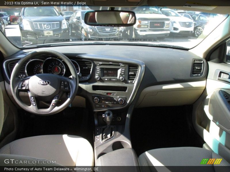 Satin Metal Metallic / Beige 2013 Kia Optima LX
