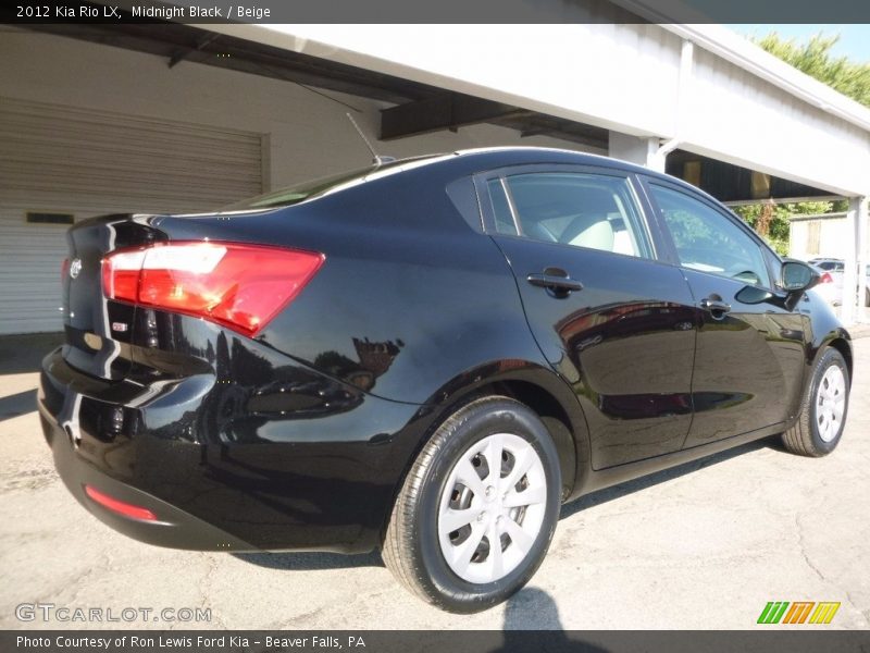 Midnight Black / Beige 2012 Kia Rio LX