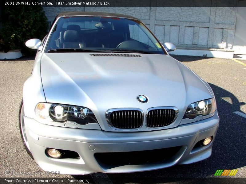 Titanium Silver Metallic / Black 2001 BMW M3 Convertible