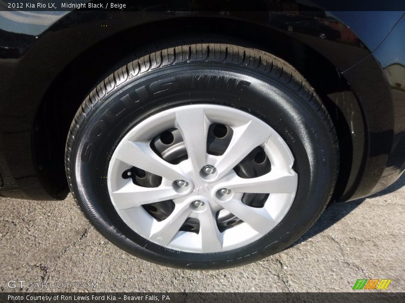 Midnight Black / Beige 2012 Kia Rio LX