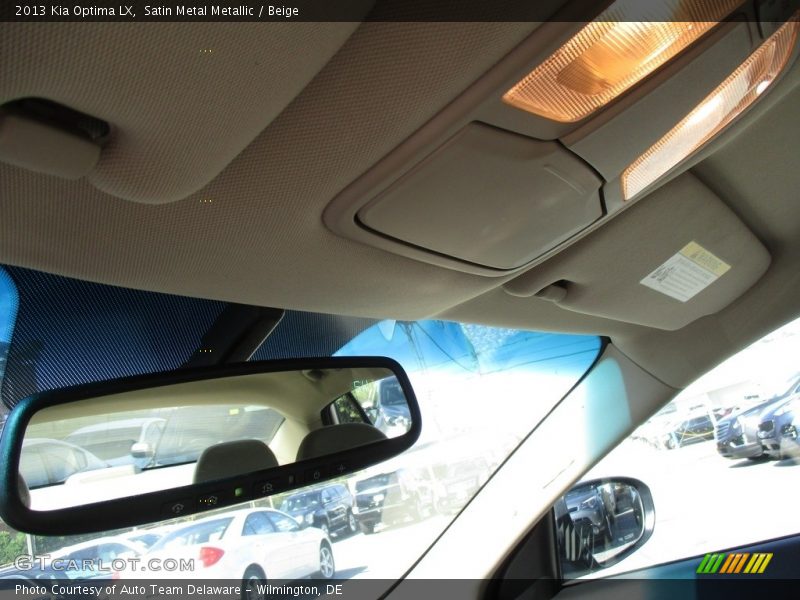 Satin Metal Metallic / Beige 2013 Kia Optima LX