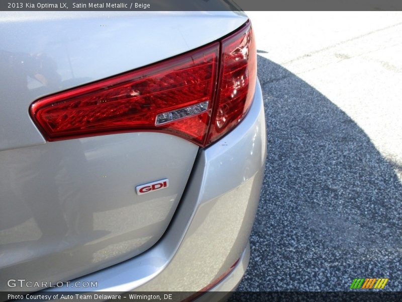 Satin Metal Metallic / Beige 2013 Kia Optima LX