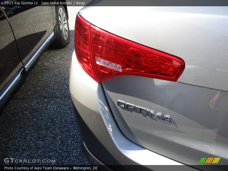 Satin Metal Metallic / Beige 2013 Kia Optima LX