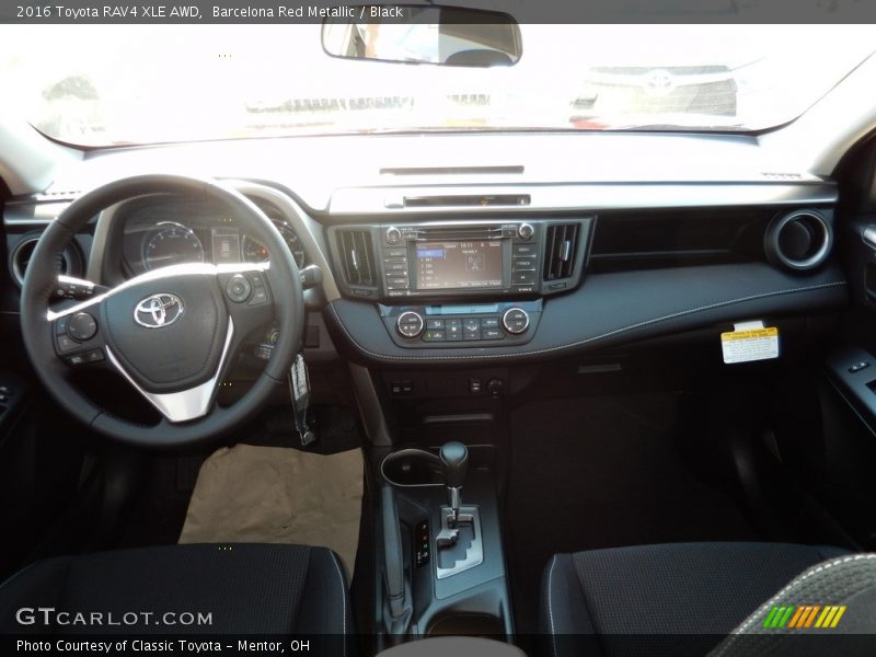 Barcelona Red Metallic / Black 2016 Toyota RAV4 XLE AWD