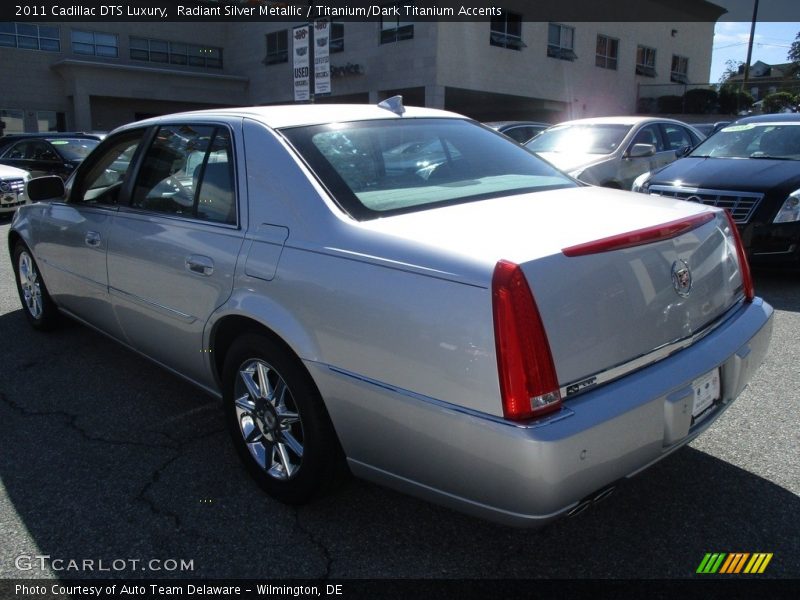 Radiant Silver Metallic / Titanium/Dark Titanium Accents 2011 Cadillac DTS Luxury