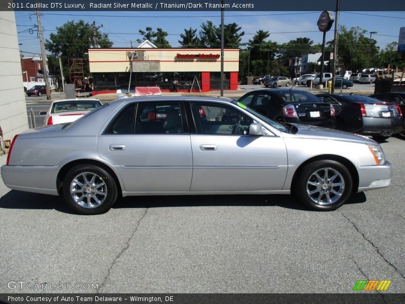 Radiant Silver Metallic / Titanium/Dark Titanium Accents 2011 Cadillac DTS Luxury
