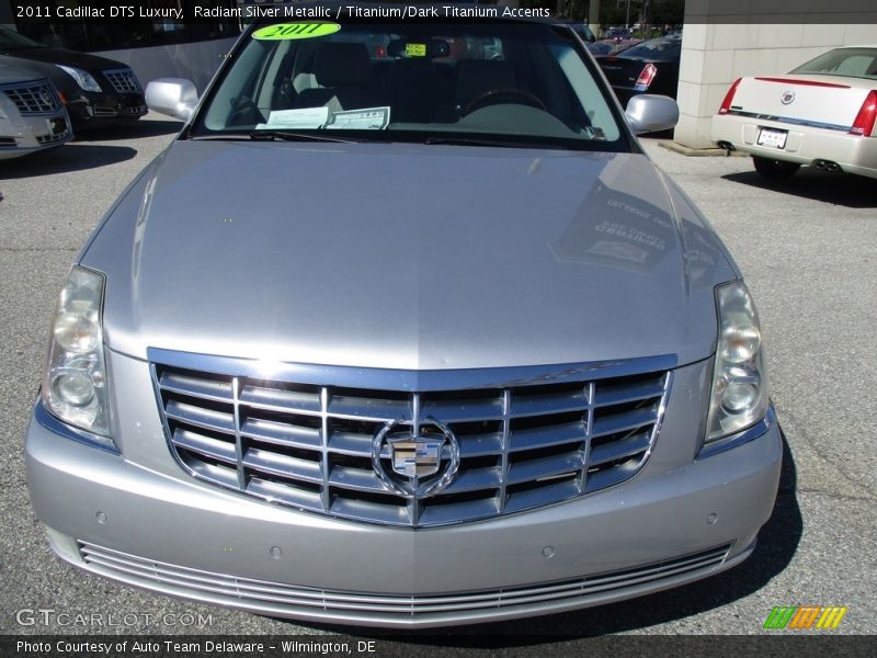 Radiant Silver Metallic / Titanium/Dark Titanium Accents 2011 Cadillac DTS Luxury