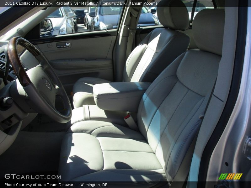 Radiant Silver Metallic / Titanium/Dark Titanium Accents 2011 Cadillac DTS Luxury
