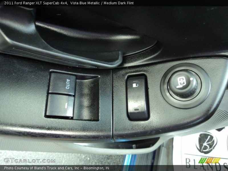 Vista Blue Metallic / Medium Dark Flint 2011 Ford Ranger XLT SuperCab 4x4