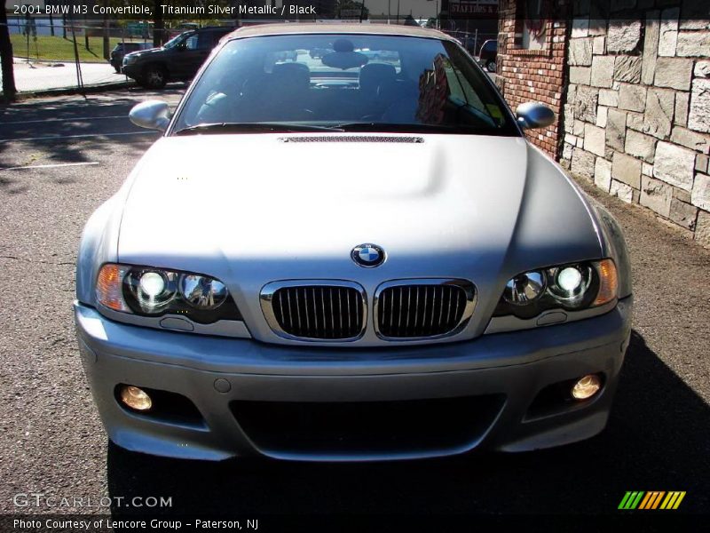 Titanium Silver Metallic / Black 2001 BMW M3 Convertible