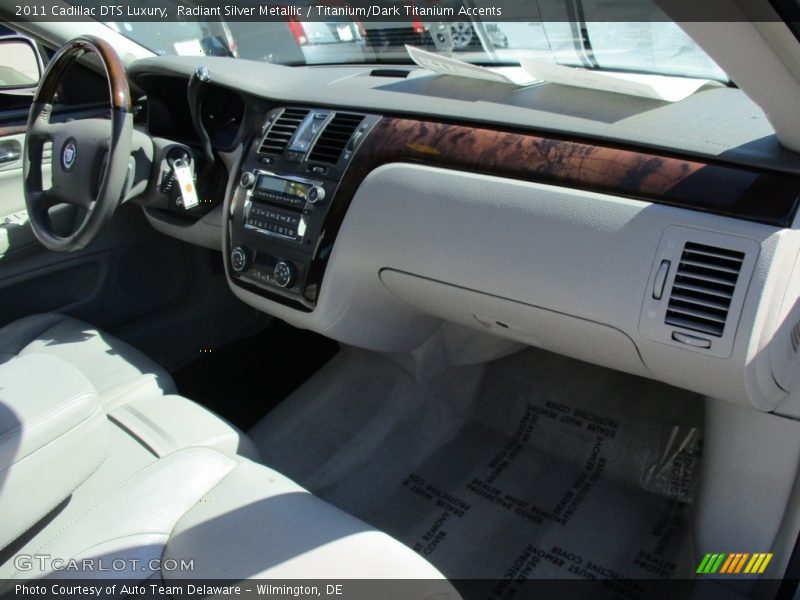 Radiant Silver Metallic / Titanium/Dark Titanium Accents 2011 Cadillac DTS Luxury
