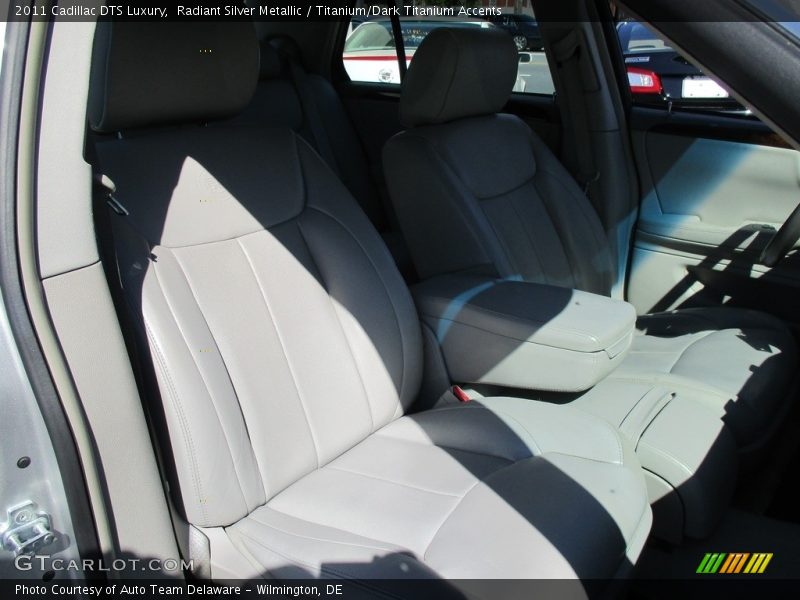 Radiant Silver Metallic / Titanium/Dark Titanium Accents 2011 Cadillac DTS Luxury