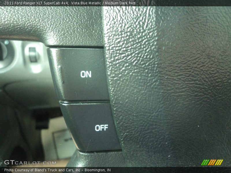 Vista Blue Metallic / Medium Dark Flint 2011 Ford Ranger XLT SuperCab 4x4