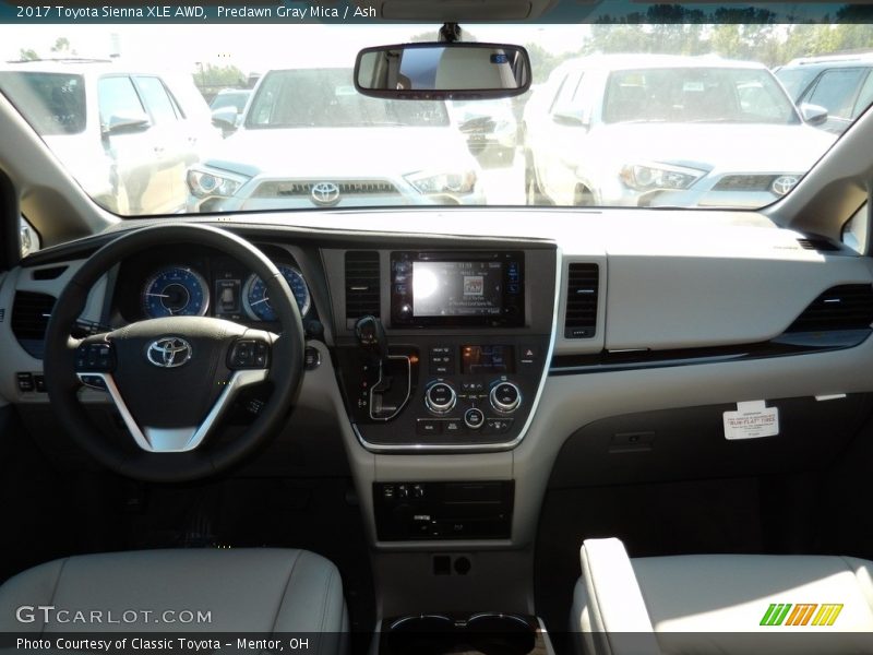 Predawn Gray Mica / Ash 2017 Toyota Sienna XLE AWD