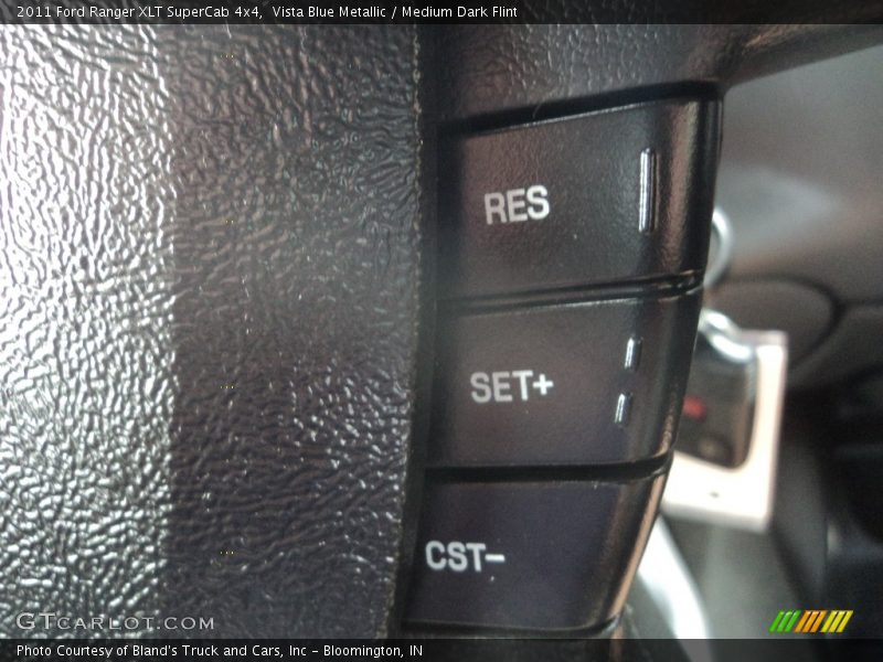 Vista Blue Metallic / Medium Dark Flint 2011 Ford Ranger XLT SuperCab 4x4