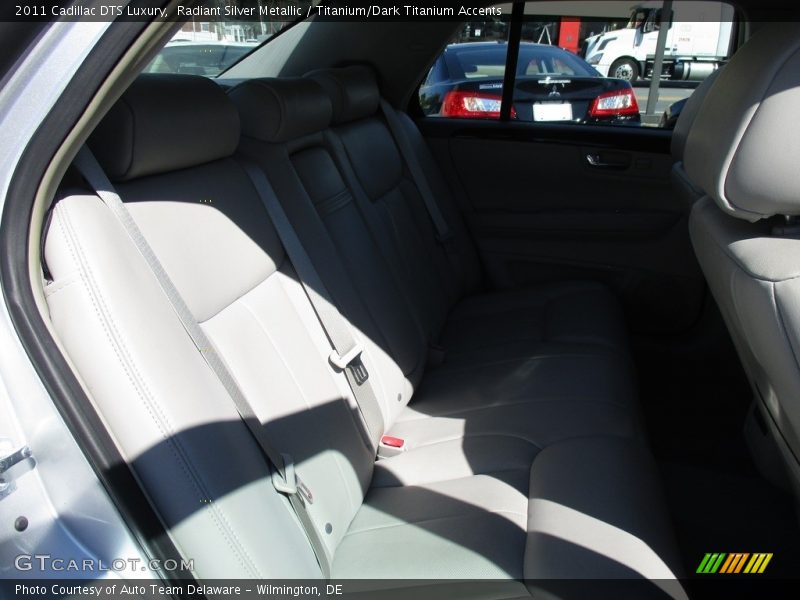 Radiant Silver Metallic / Titanium/Dark Titanium Accents 2011 Cadillac DTS Luxury