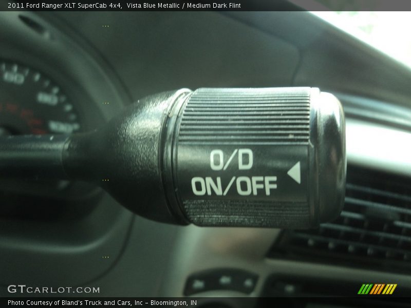 Vista Blue Metallic / Medium Dark Flint 2011 Ford Ranger XLT SuperCab 4x4