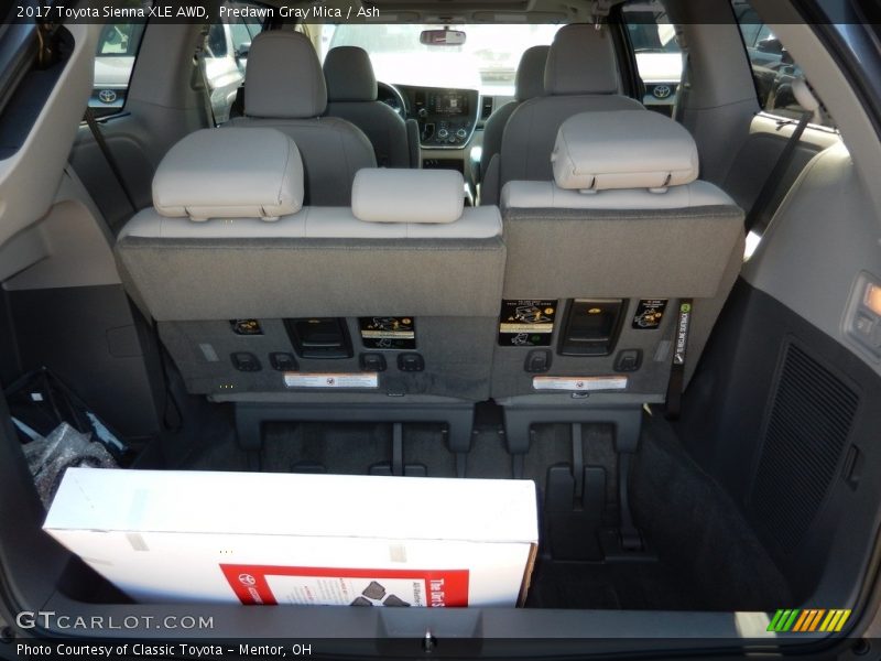 Predawn Gray Mica / Ash 2017 Toyota Sienna XLE AWD