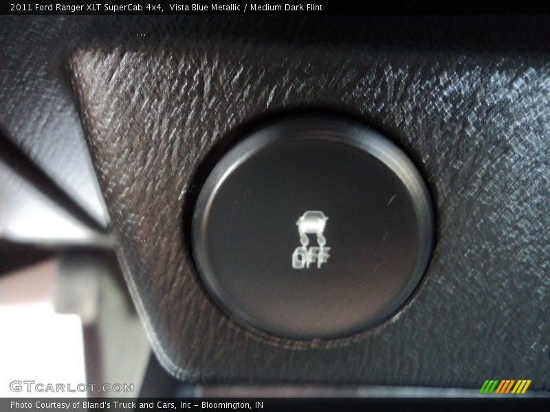 Vista Blue Metallic / Medium Dark Flint 2011 Ford Ranger XLT SuperCab 4x4