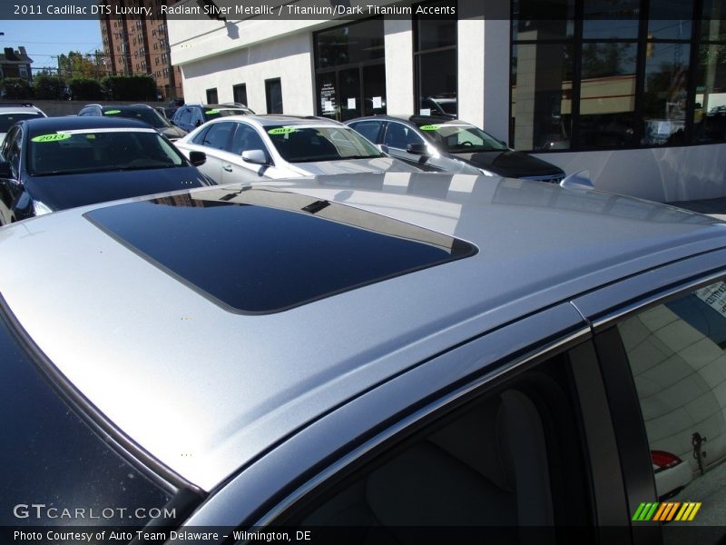 Radiant Silver Metallic / Titanium/Dark Titanium Accents 2011 Cadillac DTS Luxury
