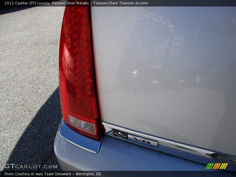 Radiant Silver Metallic / Titanium/Dark Titanium Accents 2011 Cadillac DTS Luxury