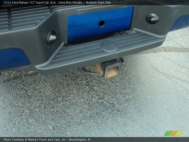 Vista Blue Metallic / Medium Dark Flint 2011 Ford Ranger XLT SuperCab 4x4