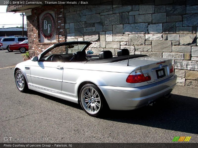 Titanium Silver Metallic / Black 2001 BMW M3 Convertible