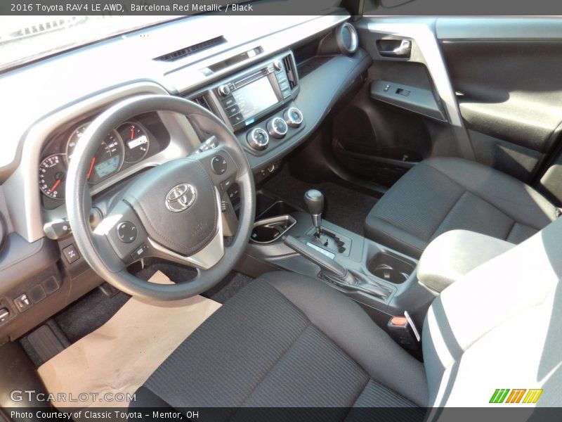 Barcelona Red Metallic / Black 2016 Toyota RAV4 LE AWD