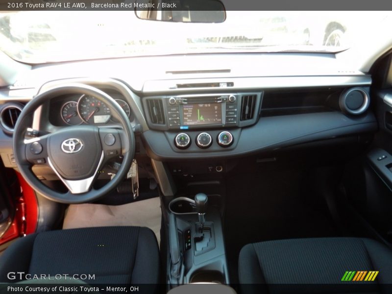 Barcelona Red Metallic / Black 2016 Toyota RAV4 LE AWD