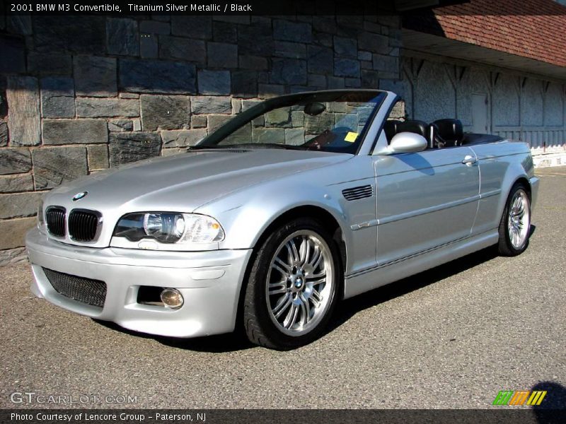 Titanium Silver Metallic / Black 2001 BMW M3 Convertible
